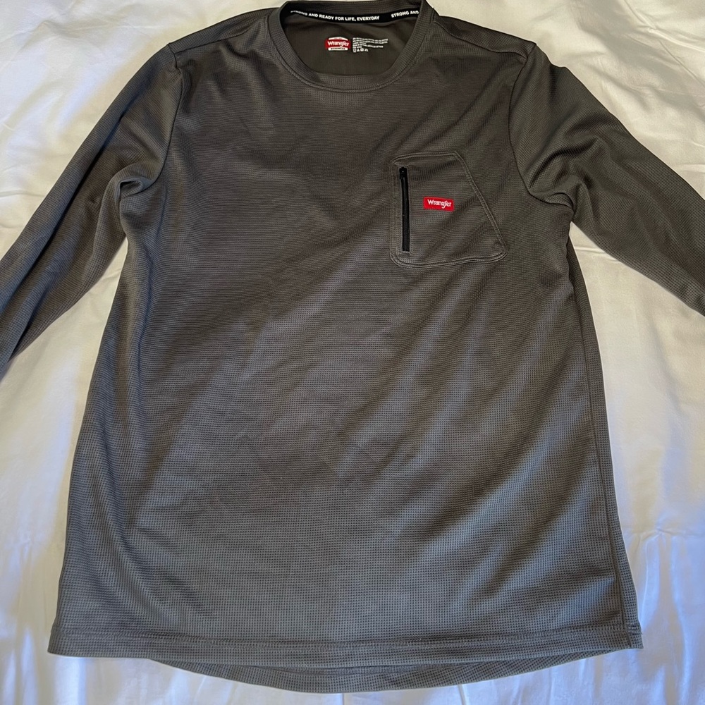 Wrangler Men's Heavy Weight, Moisture Wicking Waffle Thermal Shirt